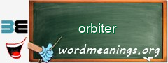 WordMeaning blackboard for orbiter